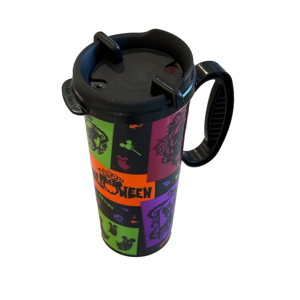 Walt Disney World Happy Halloween Souvenir Travel Coffee/Soda Mug with Lid‎